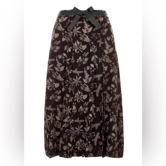 Disturbia Poisonous Plant Split Midi Skirt US 8 / UK 12 - Picture 7 of 11